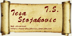 Teša Stojaković vizit kartica